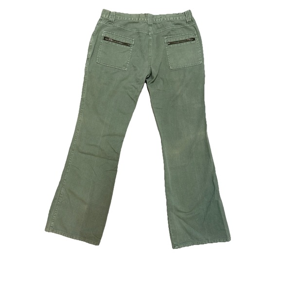 VTG Younique Jeans Women's Y2K Flare Zipper 90s Cargo Pockets Pants Grunge Sz 13 - Picture 8 of 9